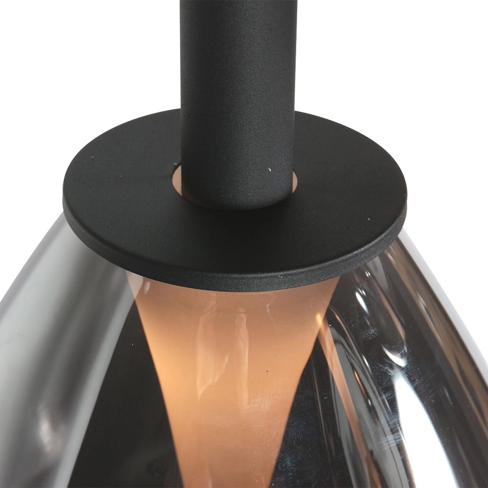 Pendant lamp Glimsy 1-light black Ø 14.5cm Steinhauer 8712746177985