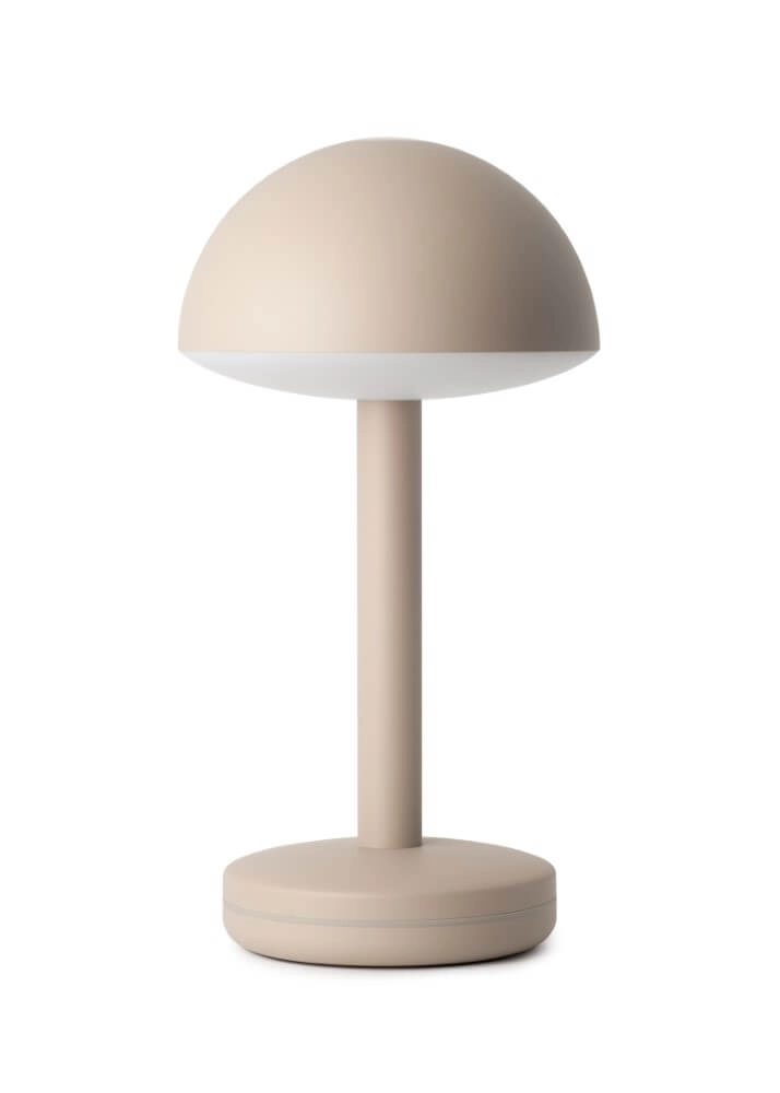 Rechargeable table lamp Bug Beige