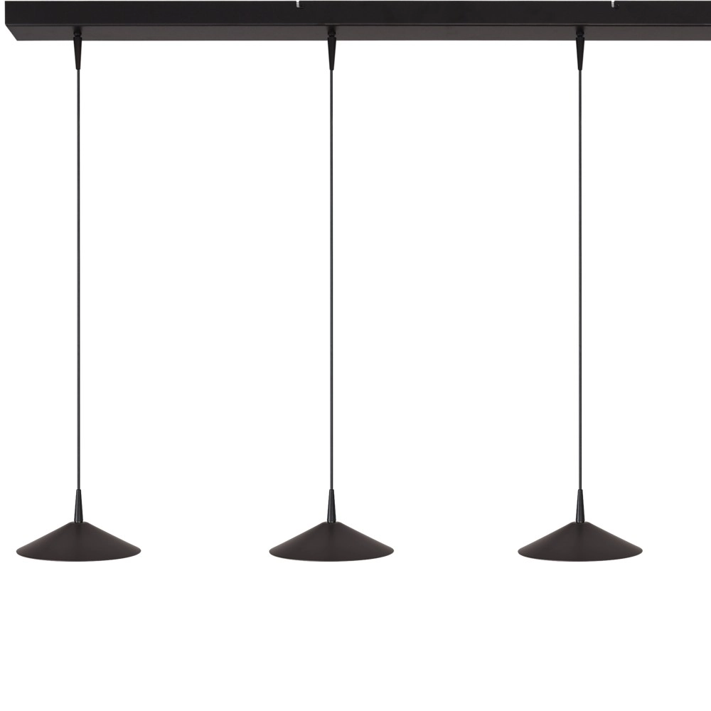4-light pendant lamp Ceppo black Ø 18cm Masterlight 8718121352060