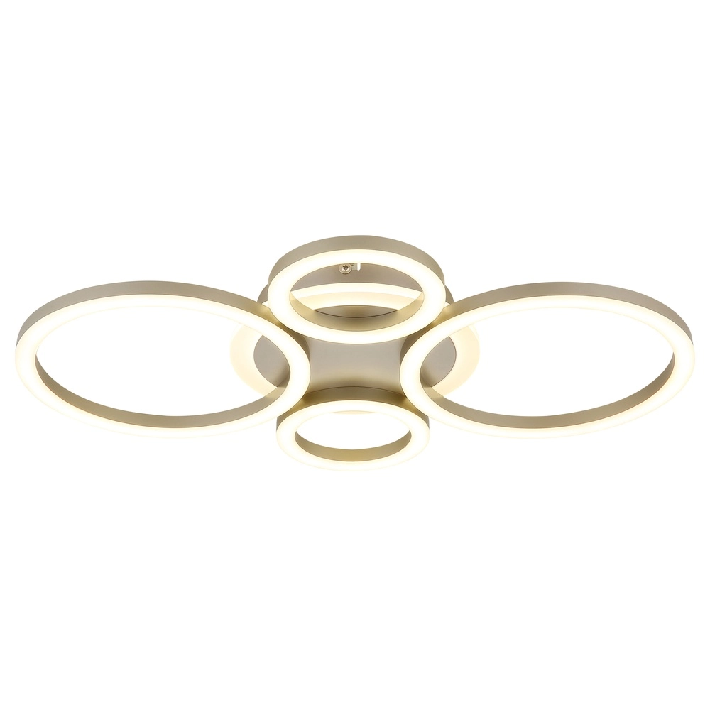Design ceiling lamp Loretta coffee brown