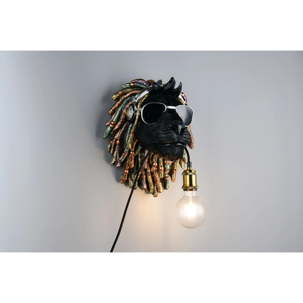 Wall lamp Leo black Trio 4017807677911