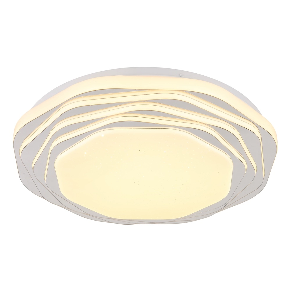 Design ceiling lamp Flordelis white Ø 38cm Globo 9007371507702