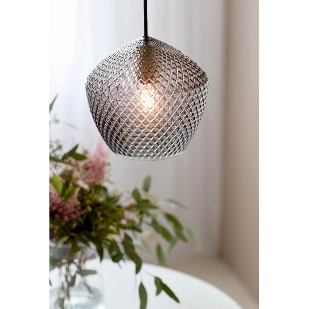 Ceiling lamp Orbiform brass with smoke glass Nordlux 5704924001536