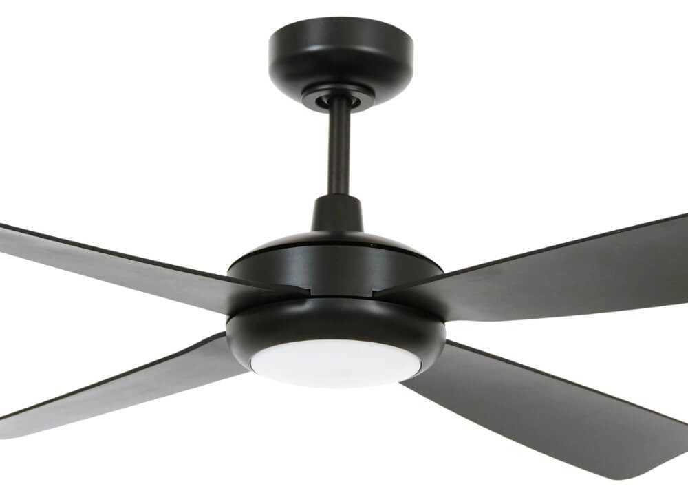 Ceiling fan with light Slipstream Ø 107cm black Beacon 9333509174684
