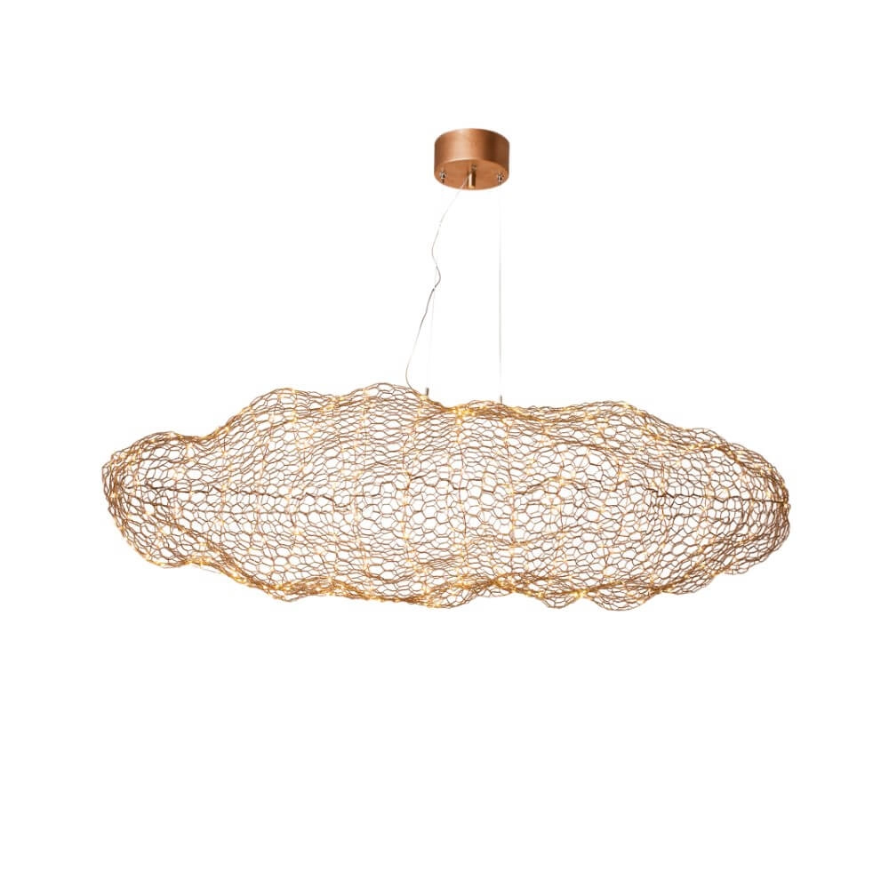 Hanging lamp Hayden gold 40cm