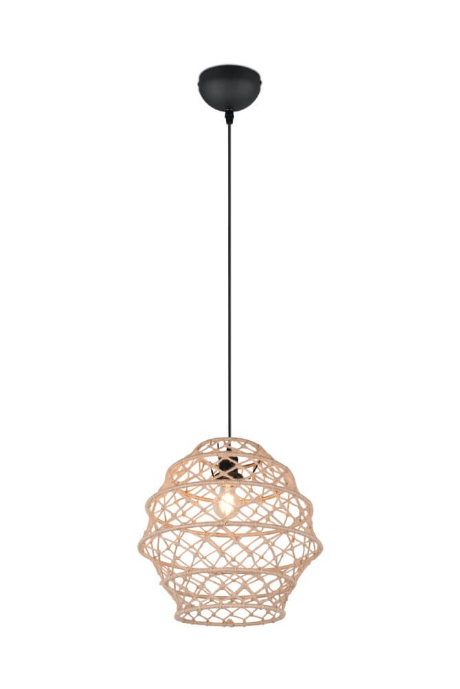 Rattan pendant lamp Hive Ø 38.5cm
