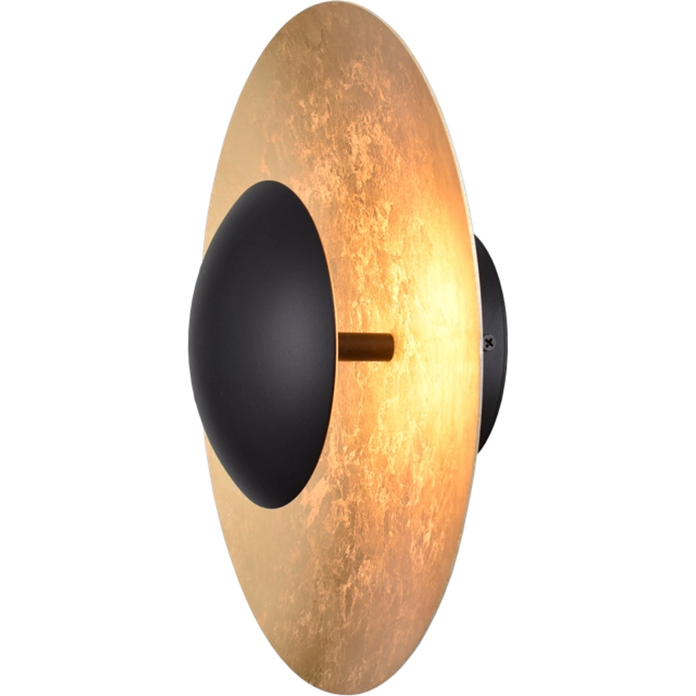 Wall lamp Zyan black with gold
