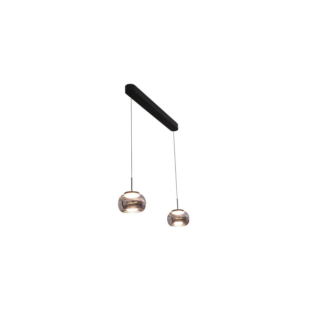 Dining table pendant lamp Bounto with smoke glass Lyora 4255805301210
