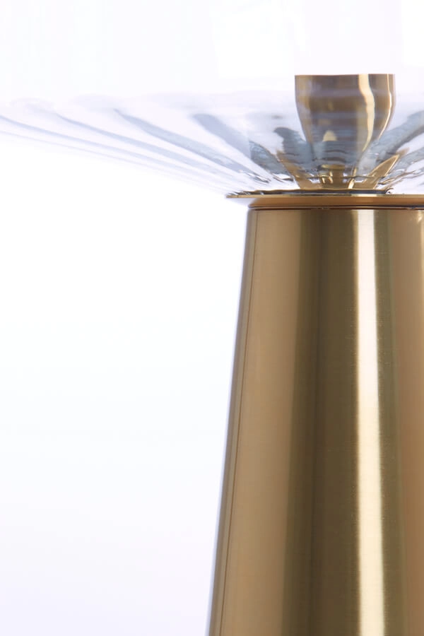 Table lamp Pleat gold Ø 30cm Light & Living 8717807687731