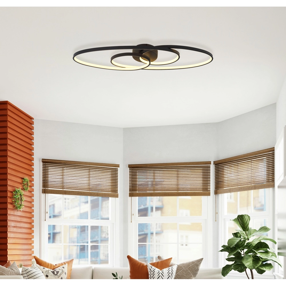 Design ceiling lamp Spira Black Globo 9007371569465