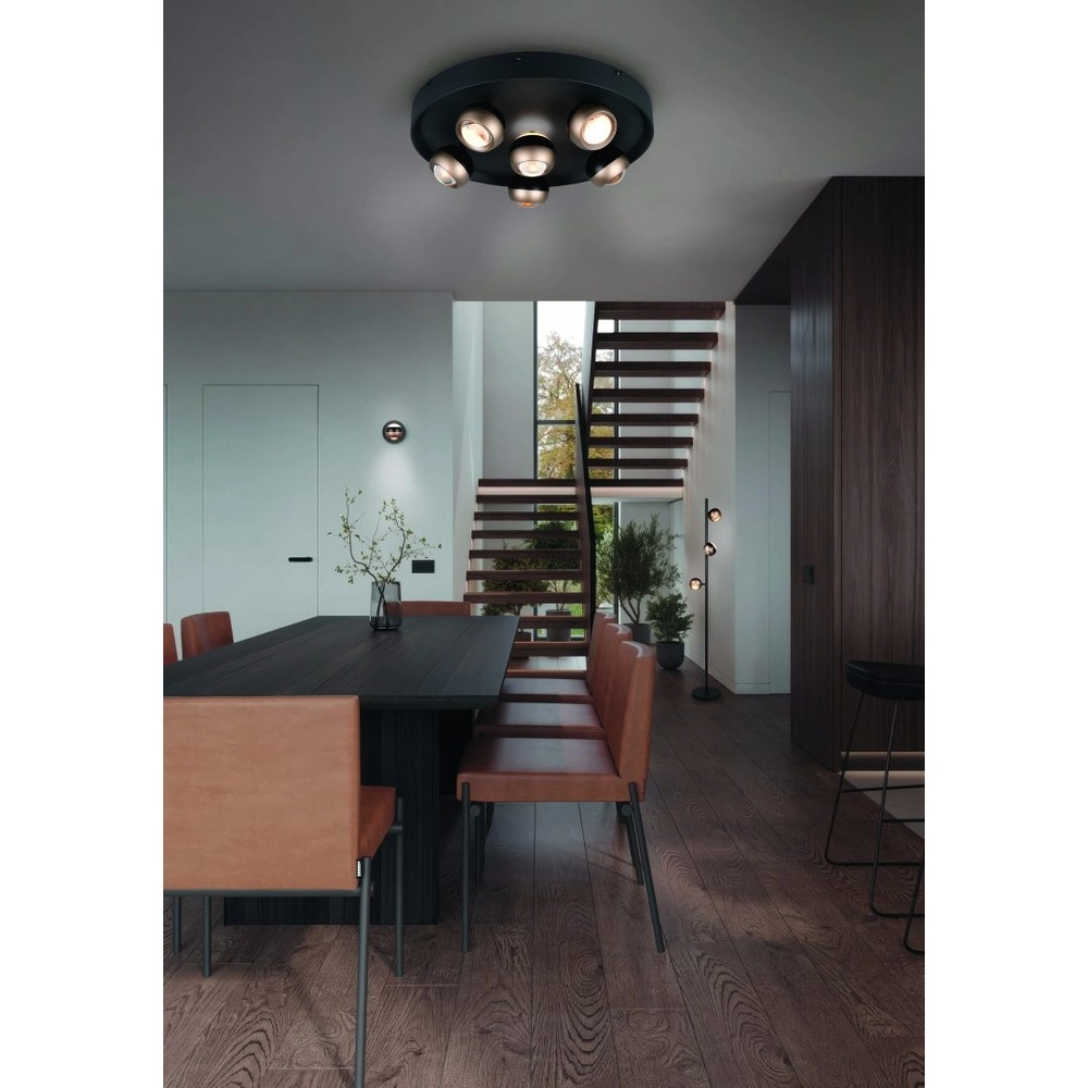 Design floor lamp Orbit Black Trio 4017807619065