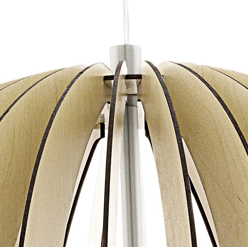 Pendant lamp Cossano 50cm mapple wood Eglo 9002759947651