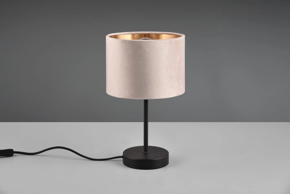 Table lamp Julieta velvet hood Trio 4017807574142
