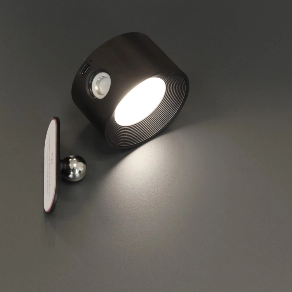 Design wall lamp Magnetics black Fischer & Honsel 4052231300486