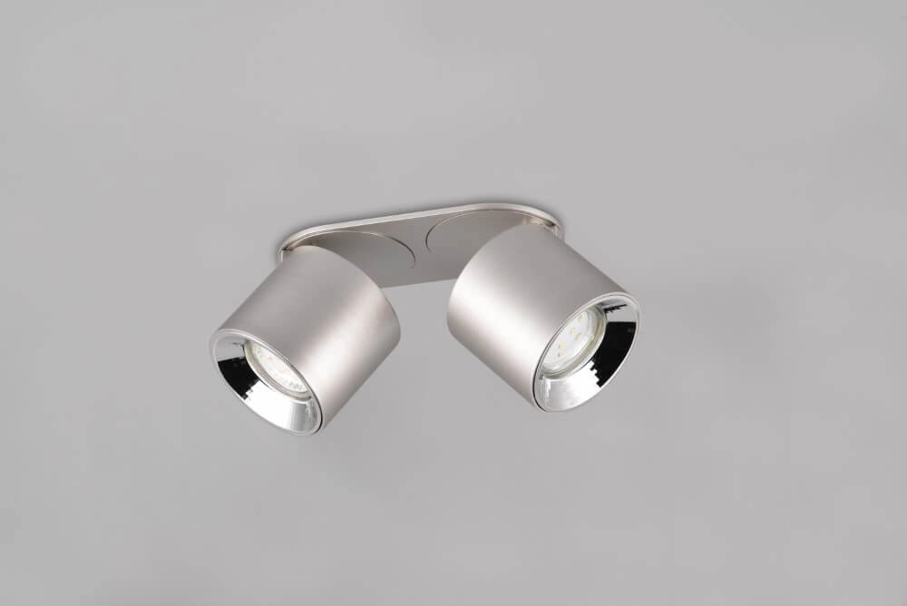 Ceiling light Guayana 2-light nickel Trio 4017807573978