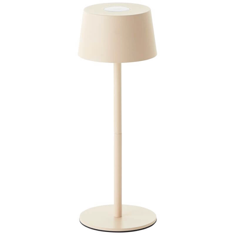 Rechargeable table lamp Jona beige