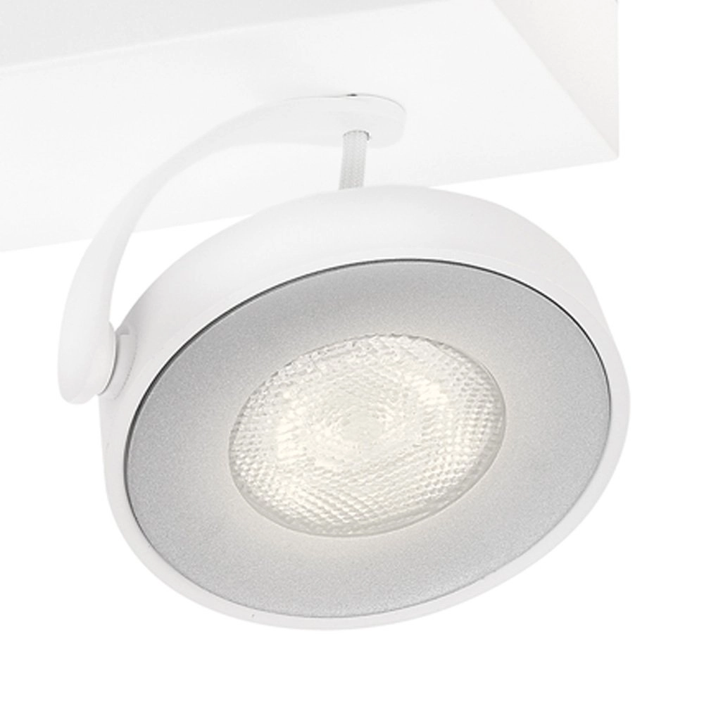 LED ceiling spot Clockwork 2-light 2700K white Philips 8718291488156