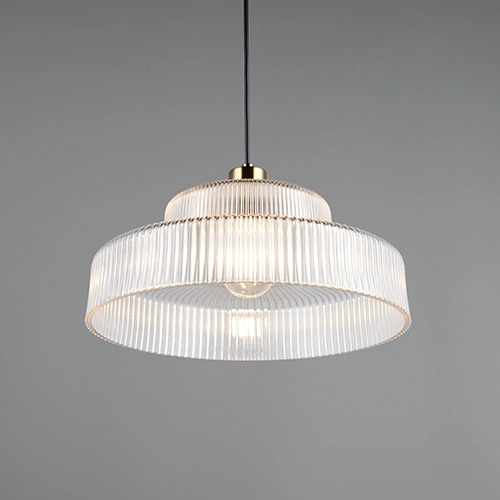 Classic pendant lamp Abella transparent glass Trio 4017807677706