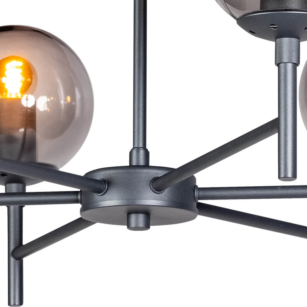 Glass pendant lamp Davina ETH 8720195302735