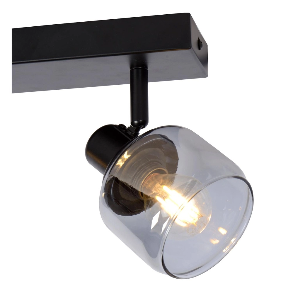Ceiling lamp Bjorn 2-light black Lucide 5411212771230