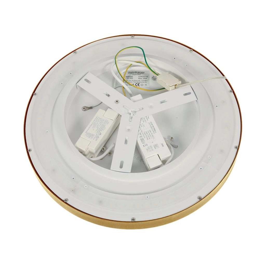 Modern ceiling light Flady gold Ø30cm Steinhauer 8712746180985