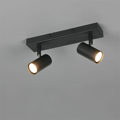 Surface-mounted spot Taryn 2-light black