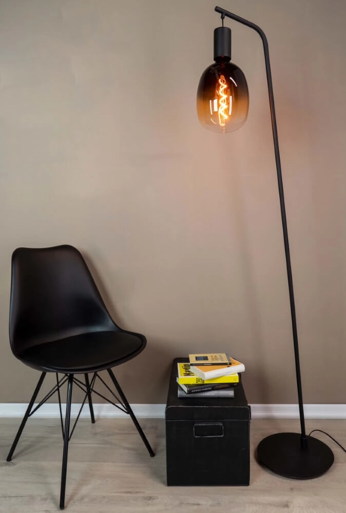 Black standing lamp Cranley