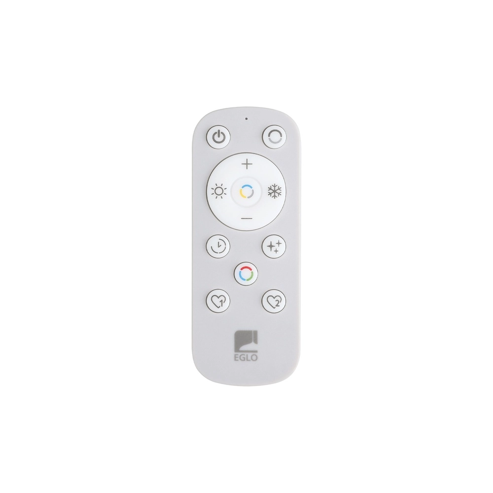 Led ceiling light Amandolo with remote control - black - round Eglo 9008606303915