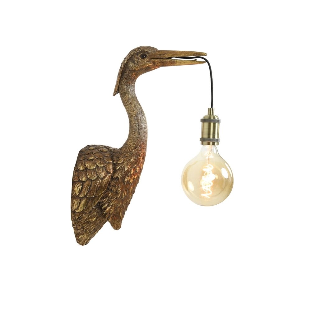 Wall lamp Crane Bronze bird Light & Living 8717807607968