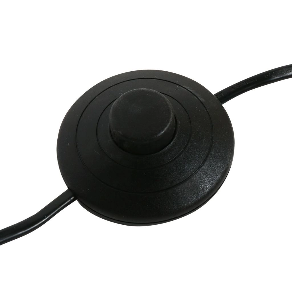 Black floor lamp Stang with cork cap Ø50cm Steinhauer 8712746180411