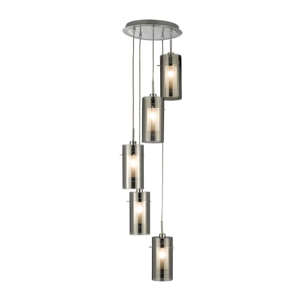 Vide pendant lamp Duo 2 5-light
