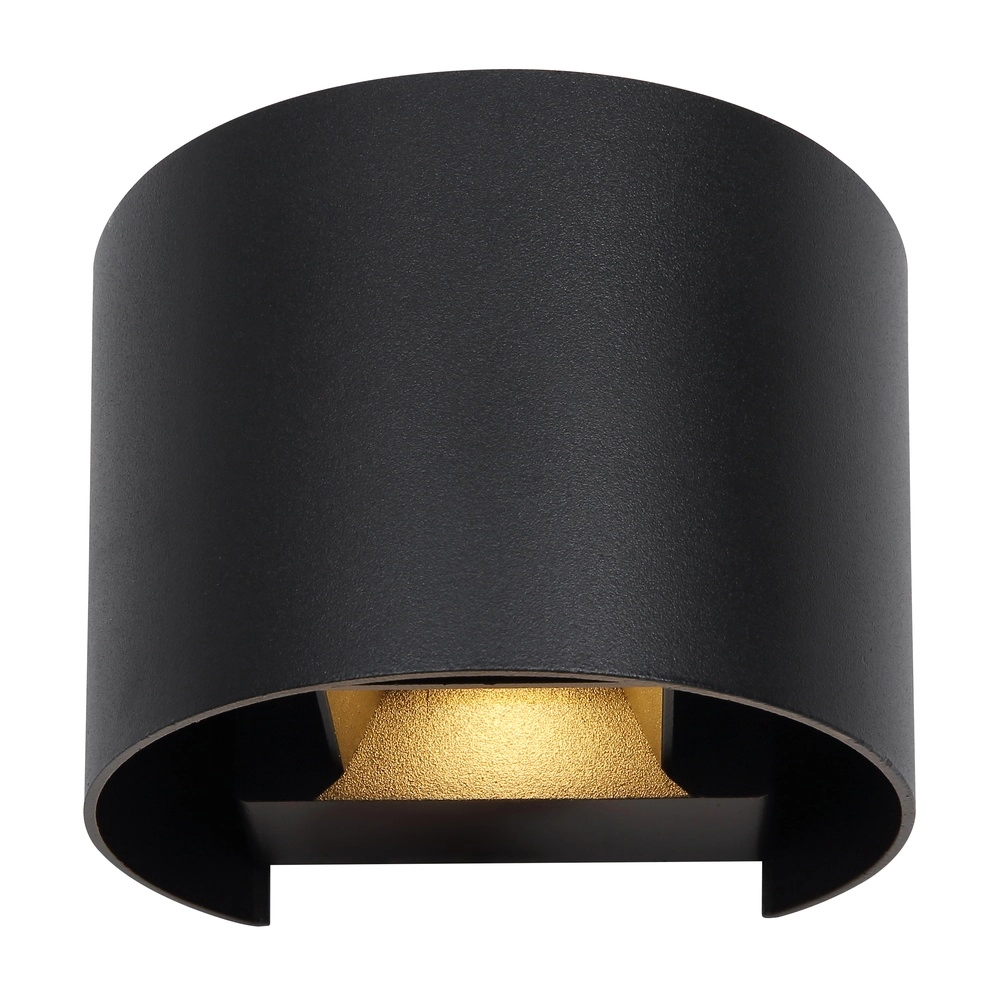 Surface-mounted spot Veronika Black up & down round Globo 9007371454037