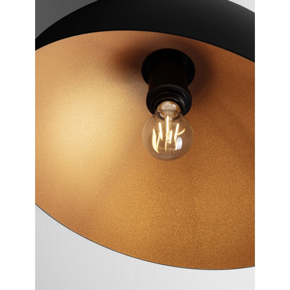 Ceiling lamp Onia black with gold Ø 40cm Lyora 5212017458117