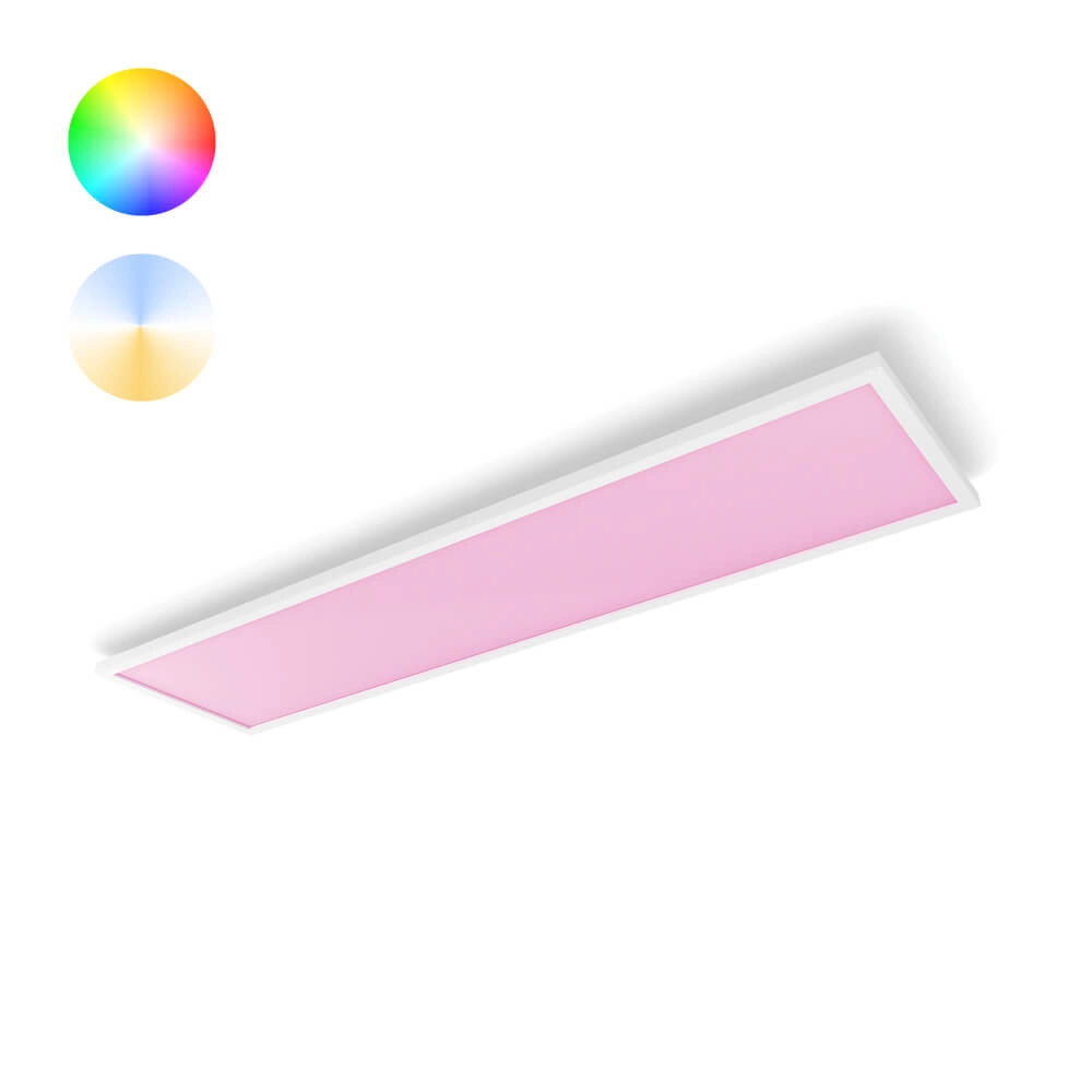 Ceiling light Hue Surimu - White and Color 120x30cm white