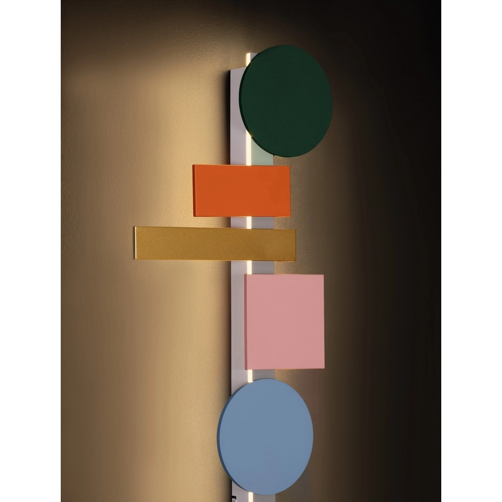 Cheerful wall lamp Margot coloured 105cm Lyora 5212017479709