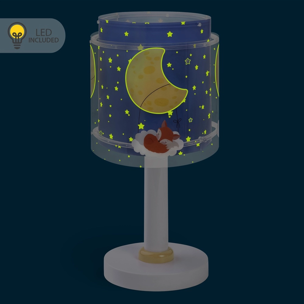 Children's room table lamp Moon Dreams blue Dalber 8420406766317