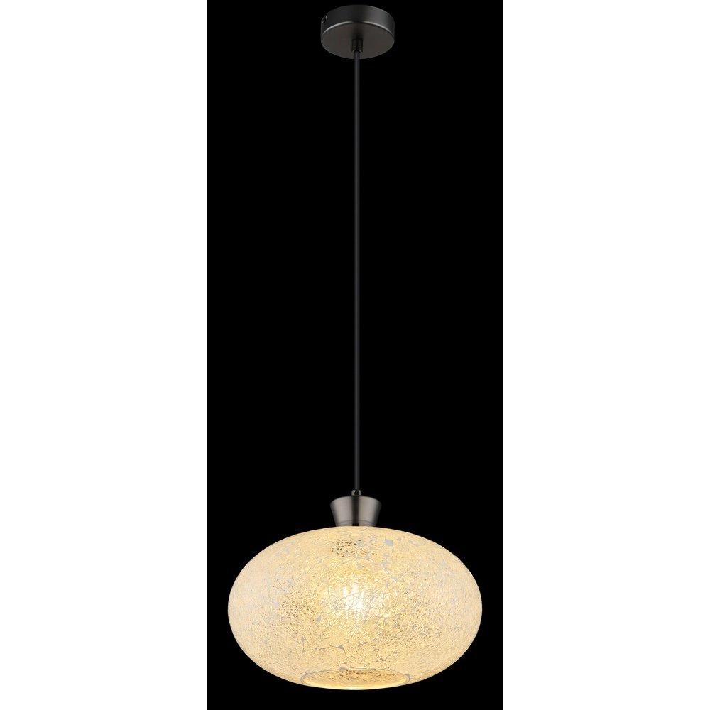 Single pendant lamp Brokana gunmetal Globo 9007371575466