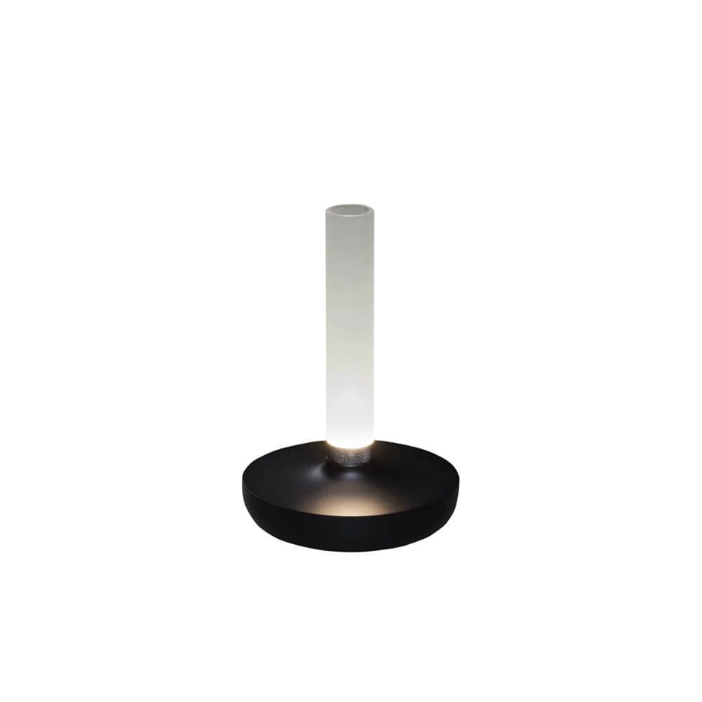 Rechargeable table lamp Biarritz black