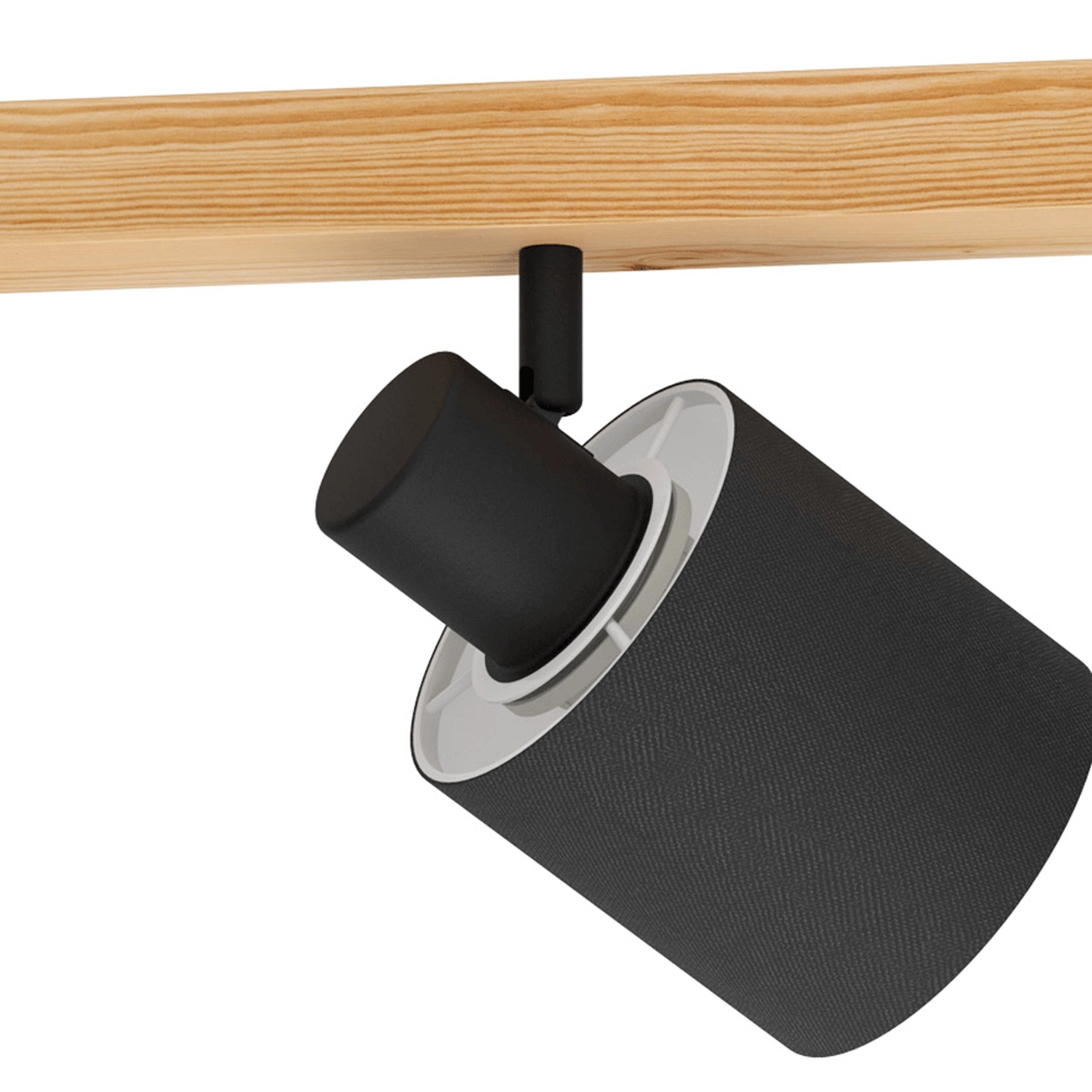 Wooden ceiling lamp Batallas Eglo 9002759994914