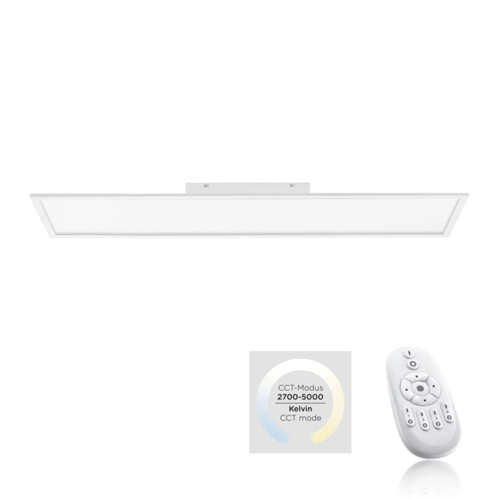 Design ceiling lamp Flat 120 by 30cm Just Light 4043689938529