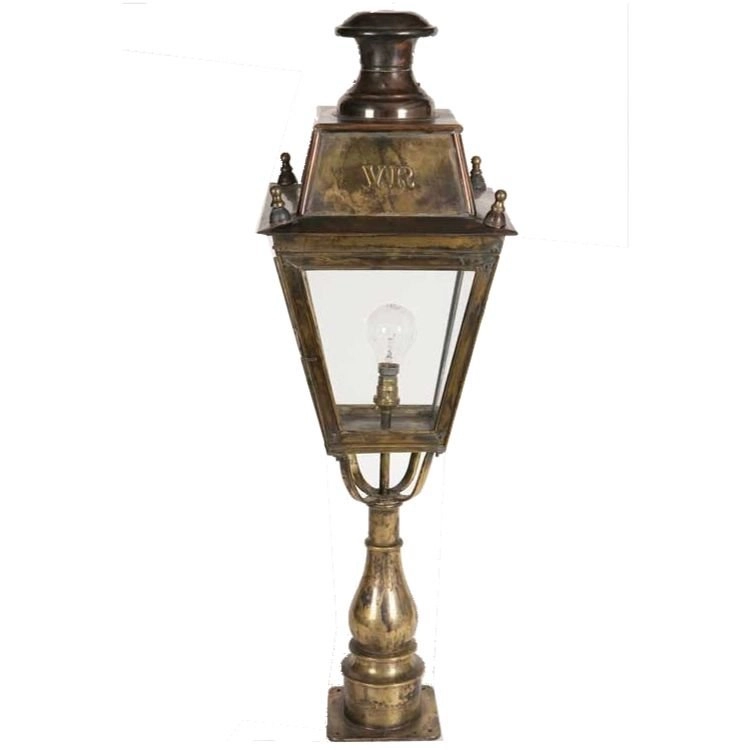 Country outdoor lamp Balmoral handmade 87cm