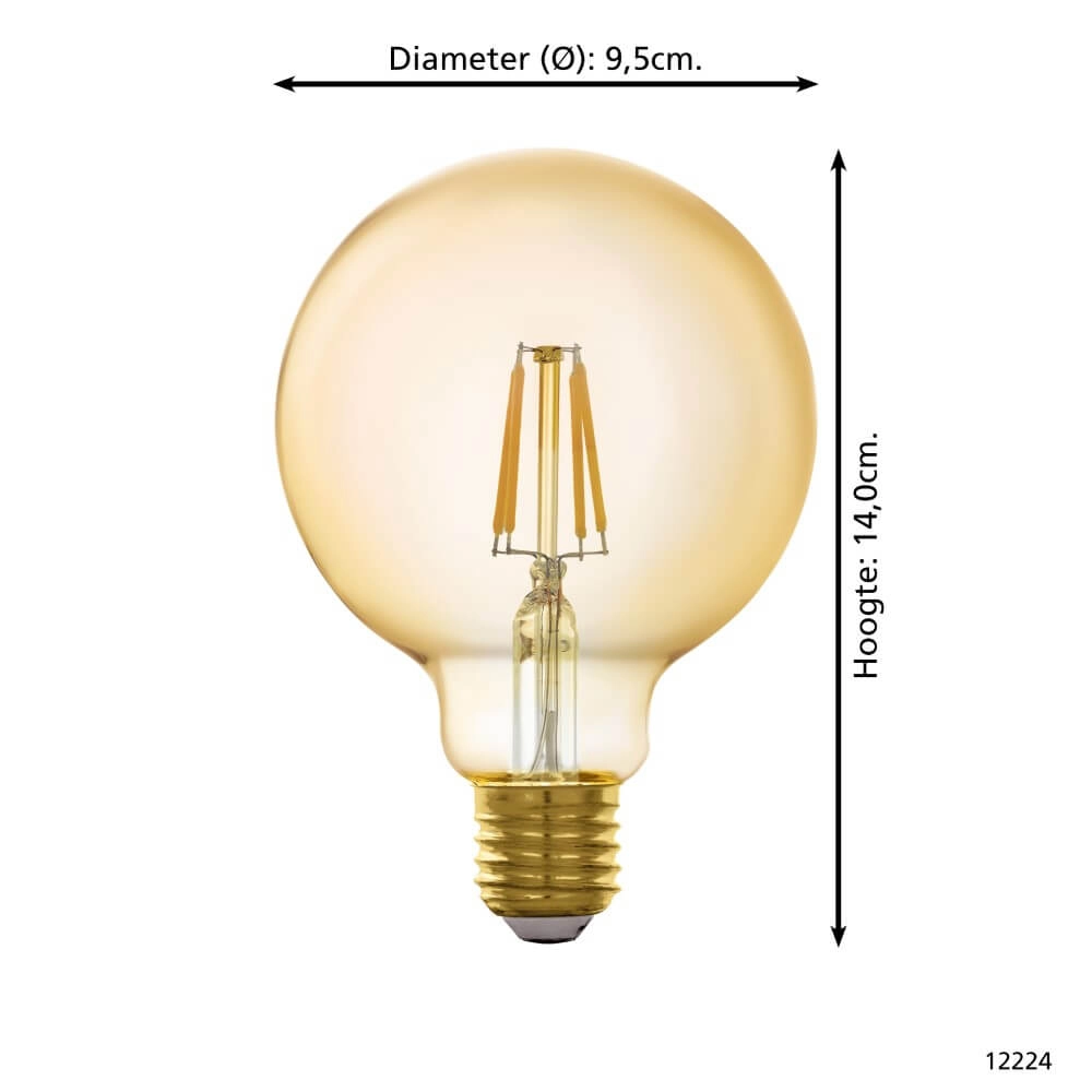 LED lamp bulb Zigbee - E27 - 4.9 watt - 2200K - G95 Eglo 9002759122249