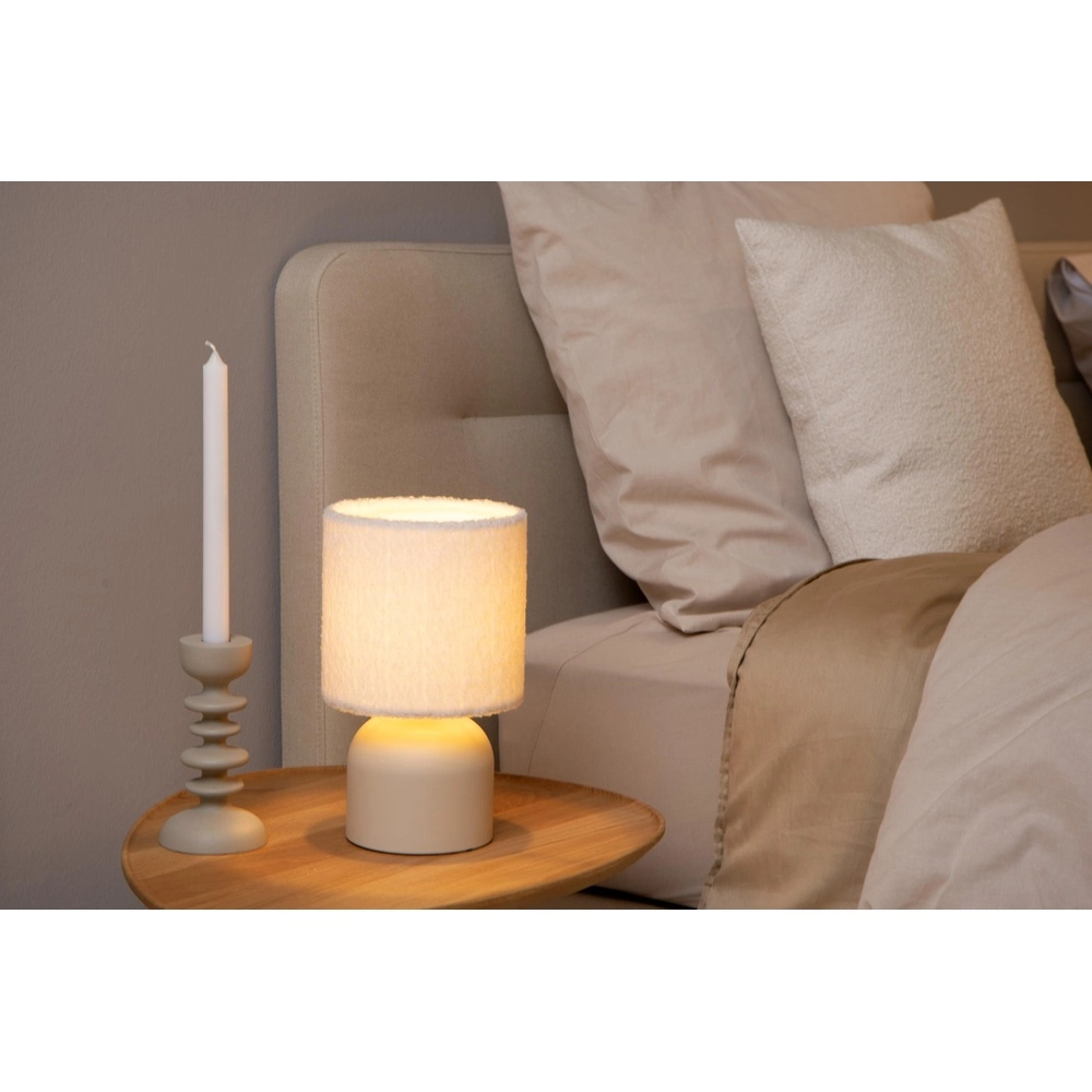 Table lamp Woolly cream Lucide 5411212105875