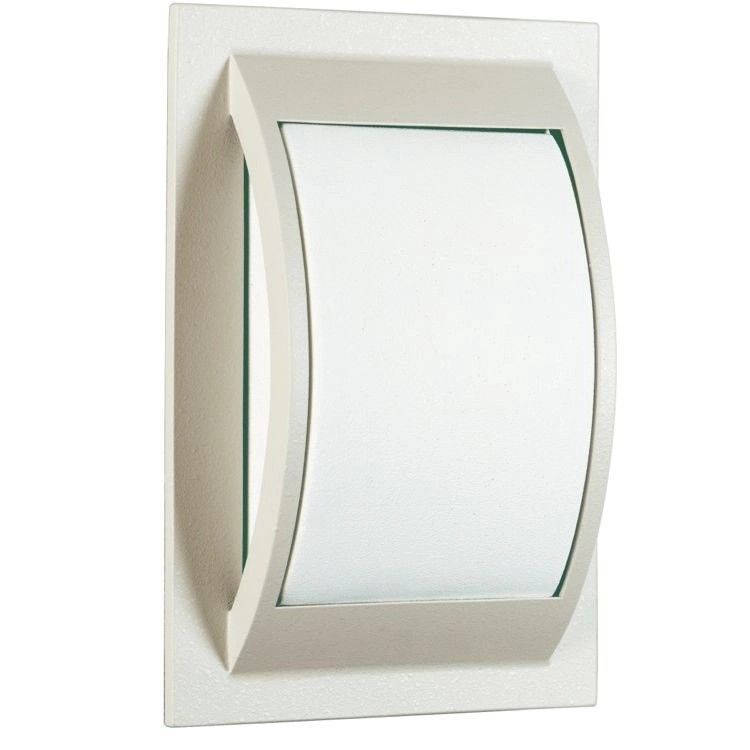 Outdoor light Pentangles Curved White