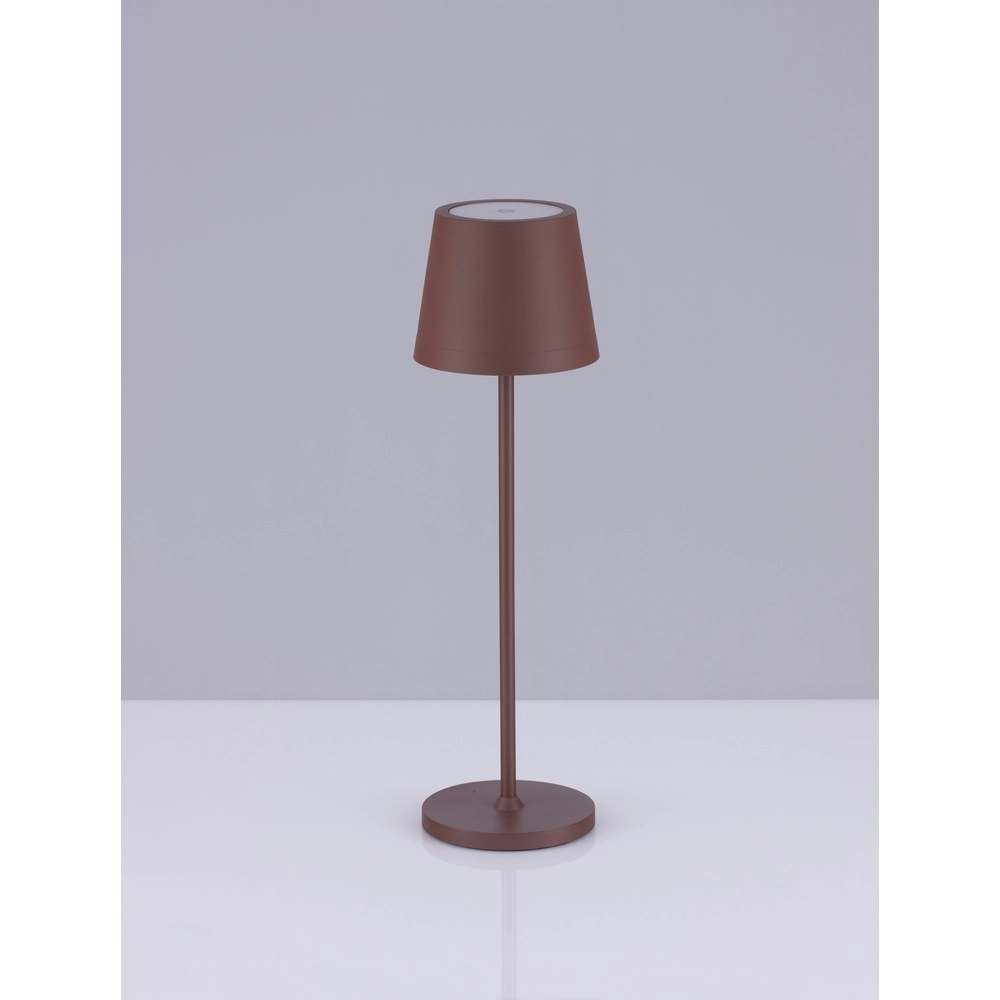 Rechargeable table lamp Seina Rusty brown Lyora 5212017444424