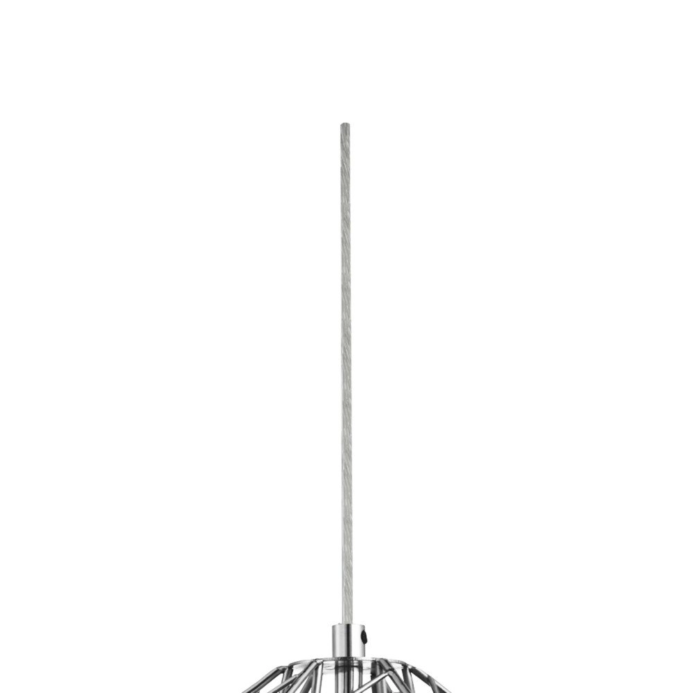 Chrome wire lamp Geometric Cage Ø 39cm Searchlight 5053423057897