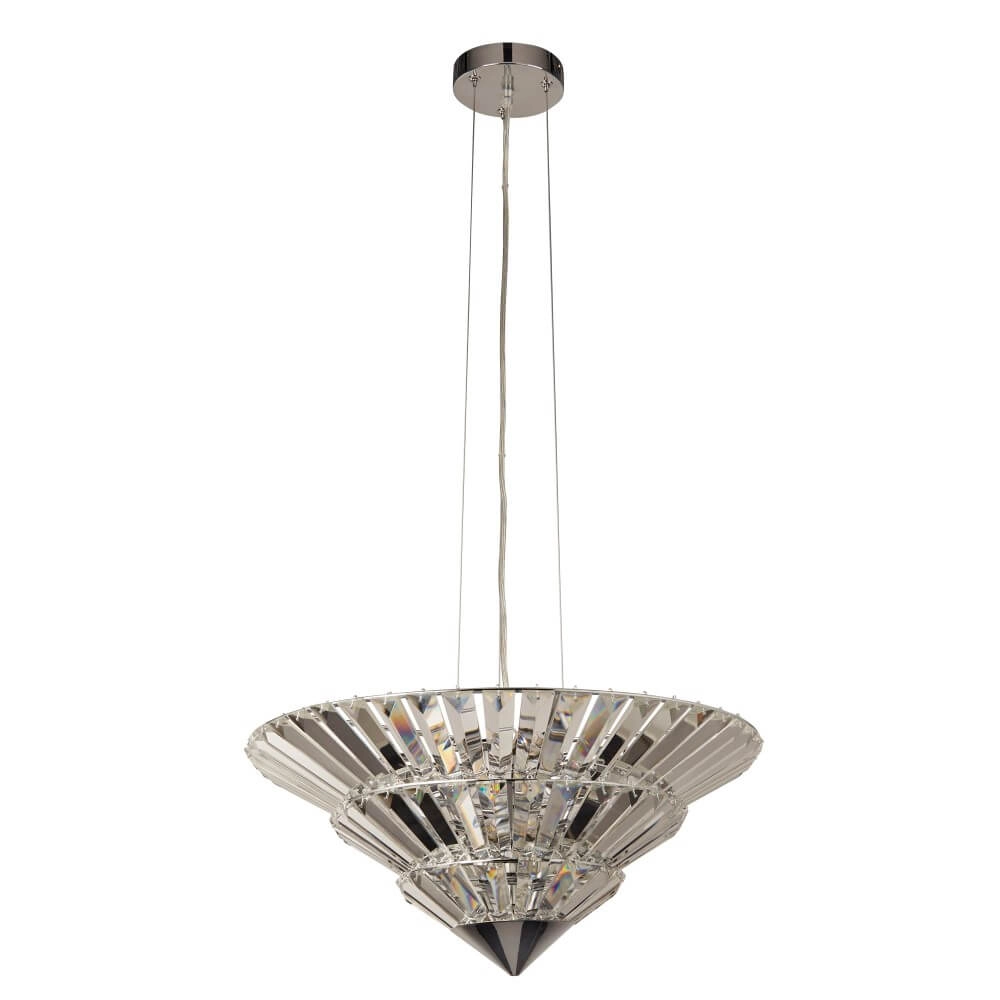 Pendant lamp Savannah Ø 50.5cm chrome