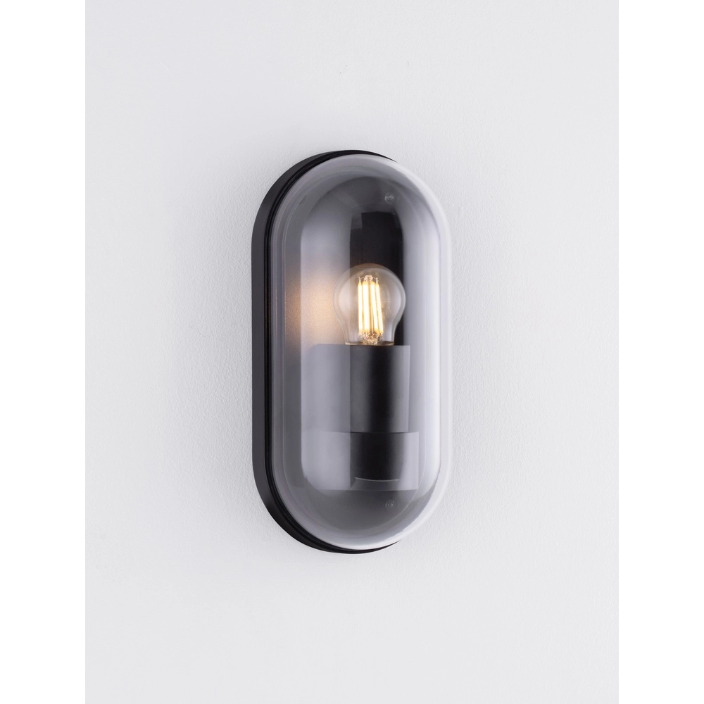 Oval wall lamp Amel Classic anthracite Lyora 5212017449382