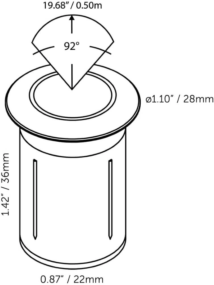 12 volt ground spot Dot 22 In-lite 8717051006562
