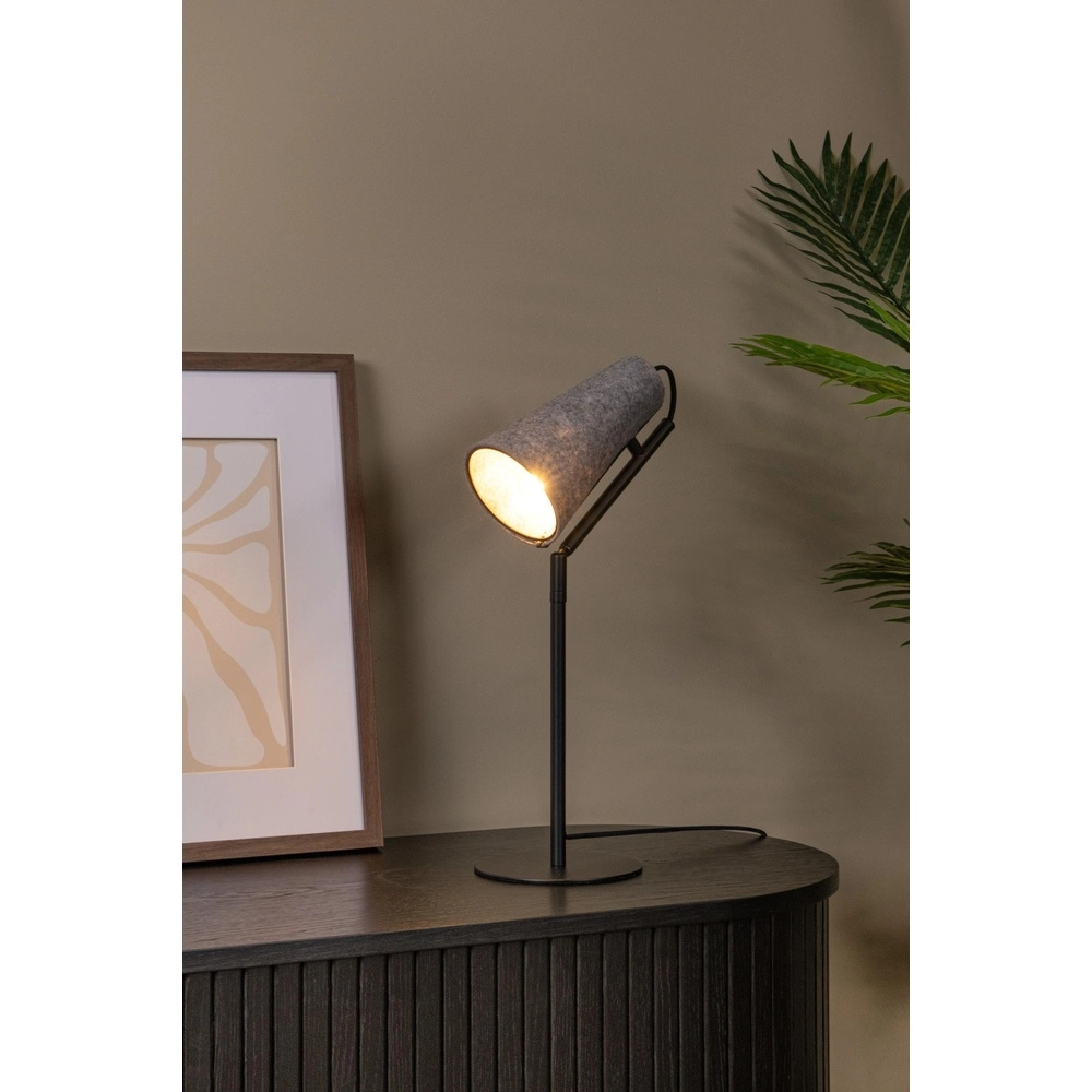 Unique table lamp Bensen grey Lucide 5411212051639